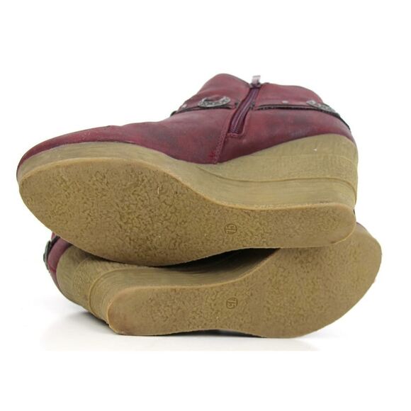 SBICCA VINTAGE COLLECTION VEGAN FAUX LEATHER SUEDE PLATFORM BOOTS SHOES SIZE 7.5 - Picture 14 of 15